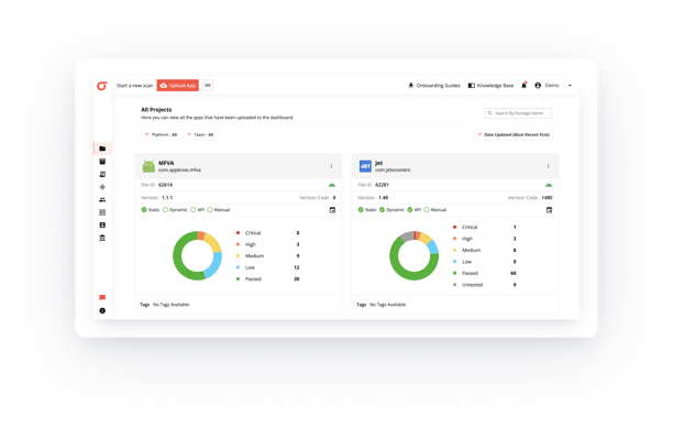 The only mobile-first vulnerability assessment tool for application security-Appknox 