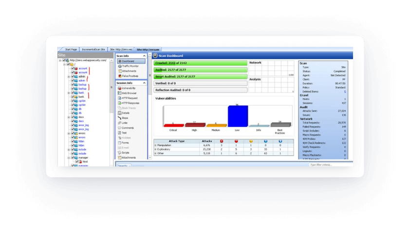 Fortify by Opentext's dashboard