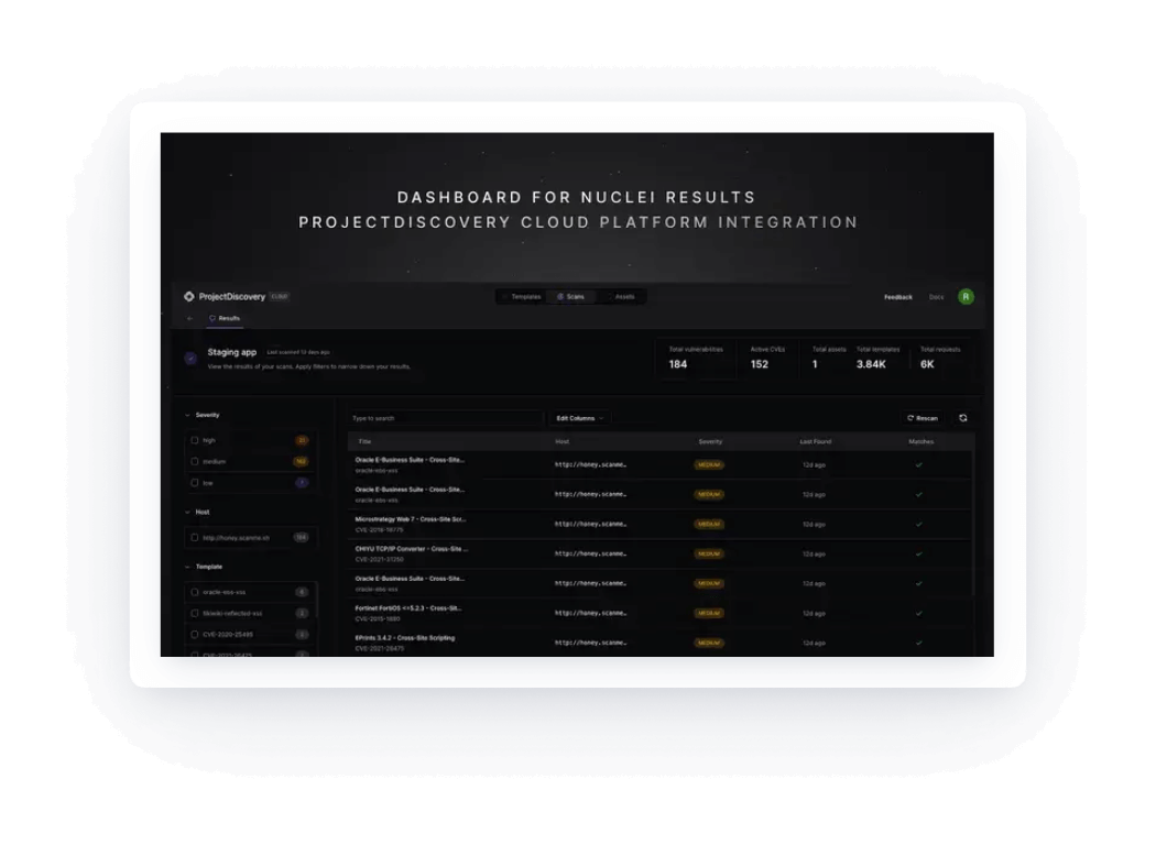 Nuclei - a template-based vulnerability scanner