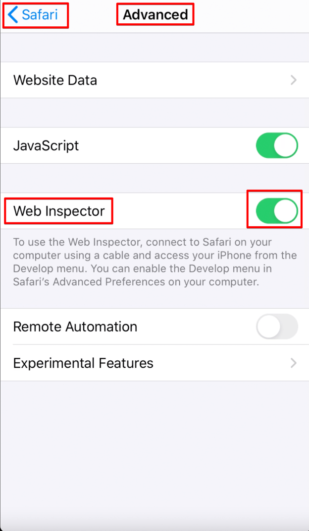 Web Inspector