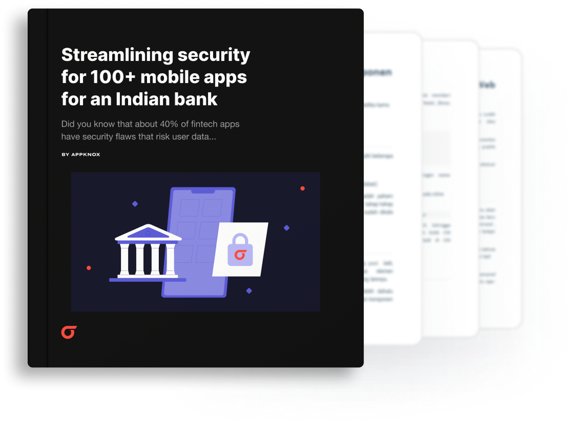 Streamlining security for 100+ mobile apps for an Indian bank-1